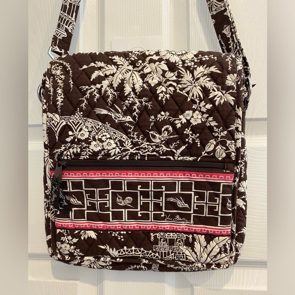 Vera Bradley Imperial Toile (Retired Pattern) Messenger Bag